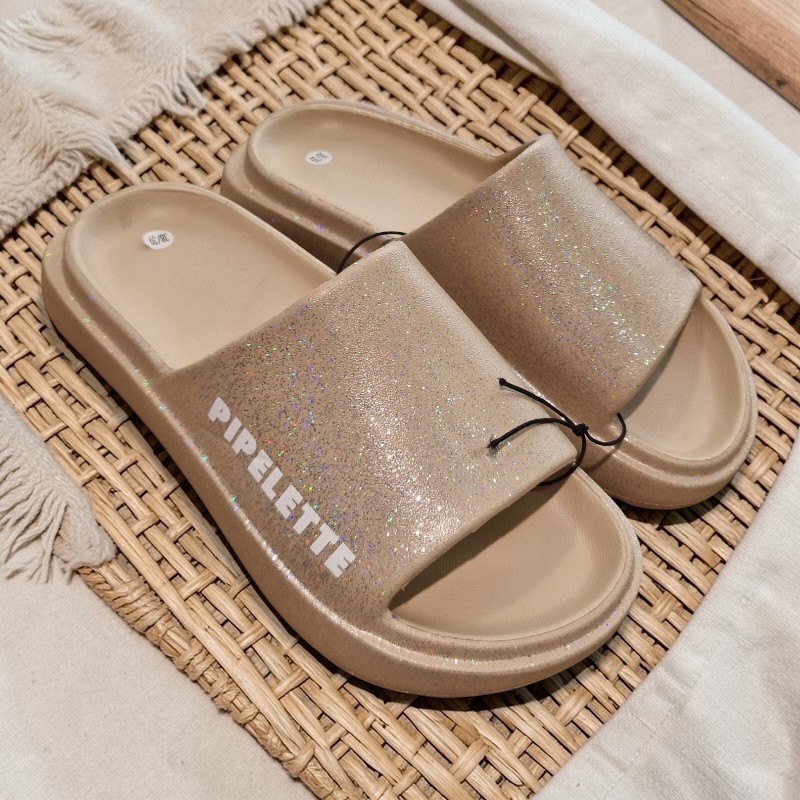Claquettes à paillettes pipelette