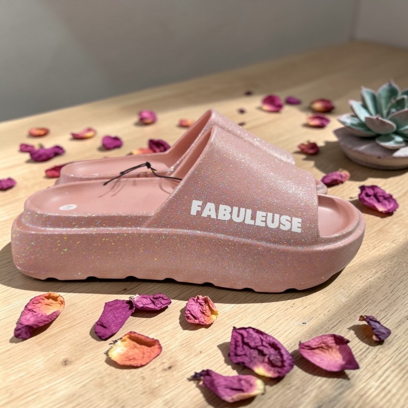 claquettes message fabuleuse