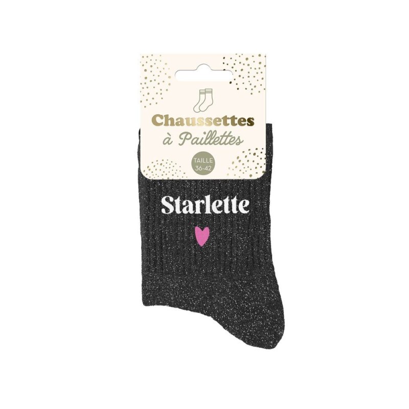 Chaussette paillette starlette
