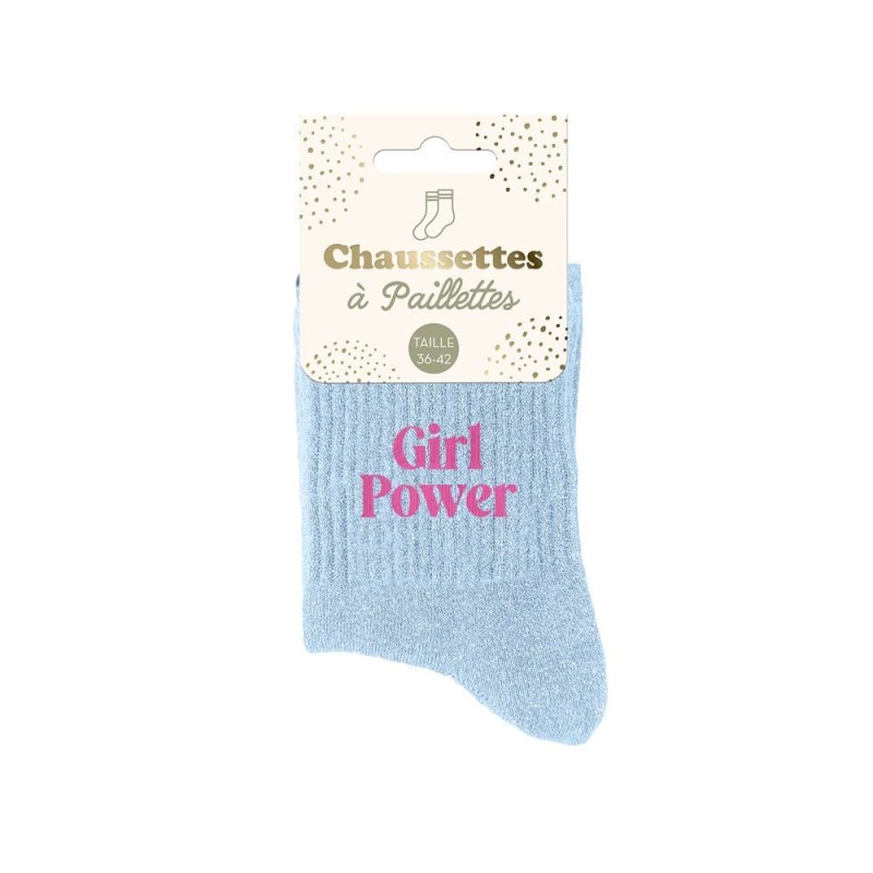 chaussette paillette gril power