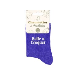 chaussette paillette belle à croquer