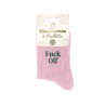 Chaussette paillette Fuck off