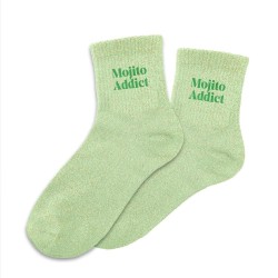 Chaussettes à paillettes Mojito addict