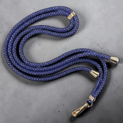 Cordon de Téléphone à Paillettes Bleu – Accessoire Mode