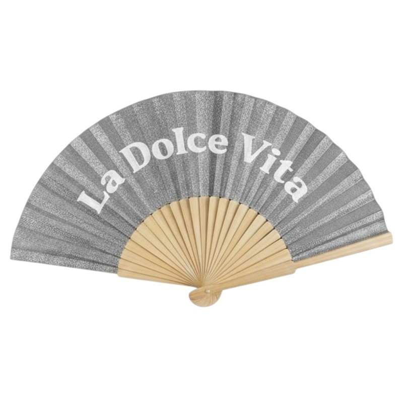 Éventail à Paillettes Noir – La Dolce Vita