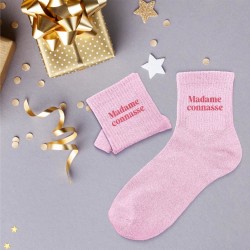 Chaussettes à paillettes Madame connasse