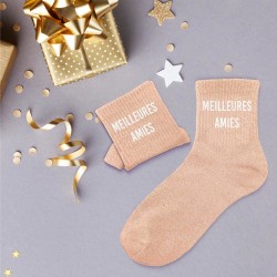Chaussettes à paillettes Meilleures amies