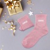 Chaussettes à paillettes gamine