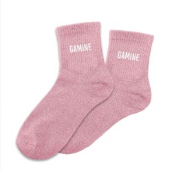 Chaussettes à paillettes gamine