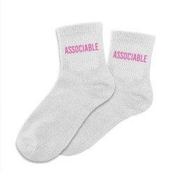 Chaussettes à paillettes associable