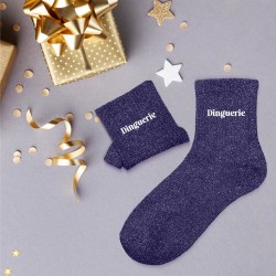 Chaussettes à paillettes dinguerie