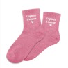 Chaussettes à paillettes copine d'amour