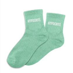 Chaussettes à paillettes hypocrite