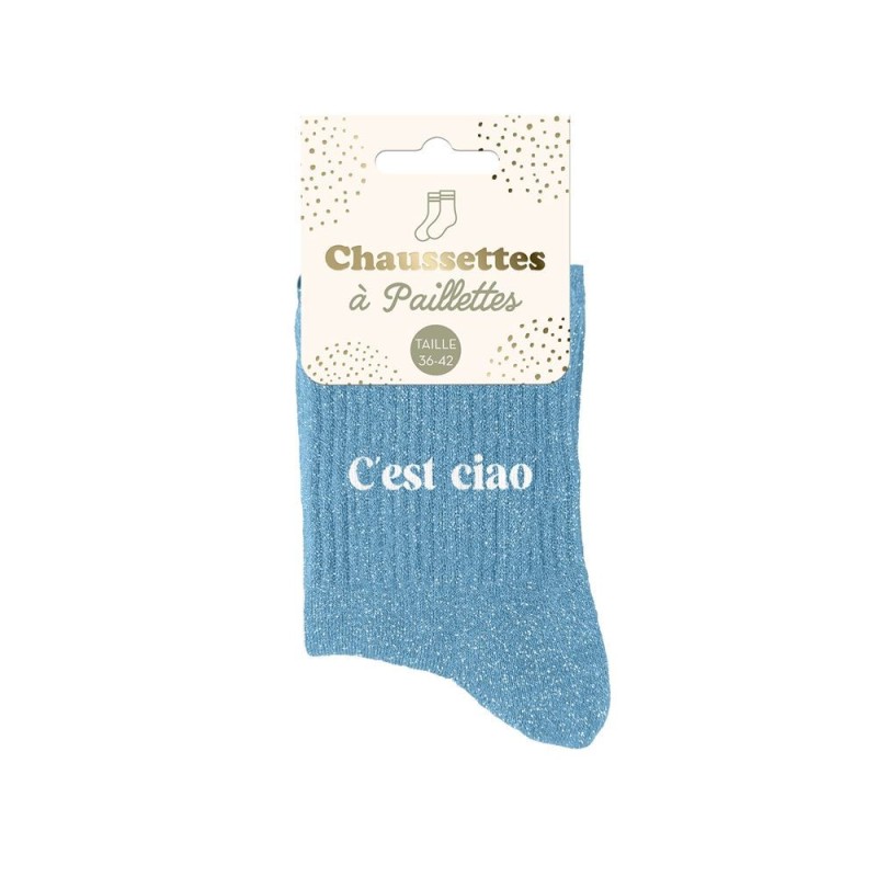 chaussette paillette c'est ciao