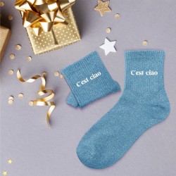 Chaussettes à paillettes c'est ciao