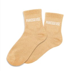Chaussettes à paillettes paresseuse