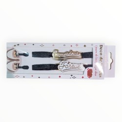 Lacets paillettes Emmerdeuse Forever