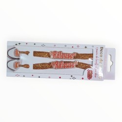 Lacets paillettes Râleuse