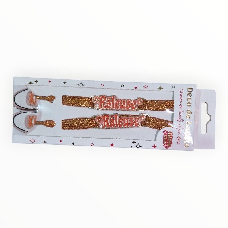 Lacets paillettes Râleuse