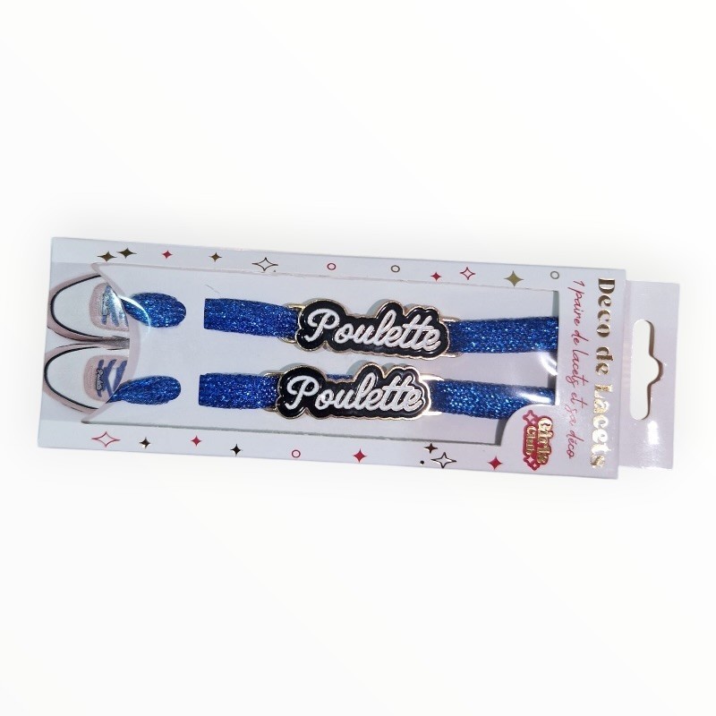 Lacets paillettes Poulette