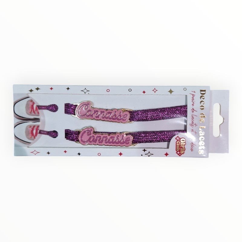 Lacets paillettes Connasse