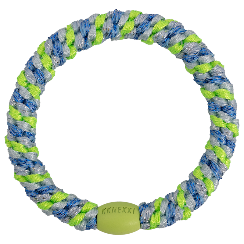 KKNEKKI Mix Blue Neon Green - Élastiques fluo