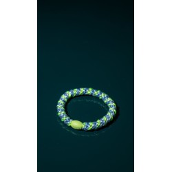 KKNEKKI Mix Blue Neon Green - Élastiques fluo