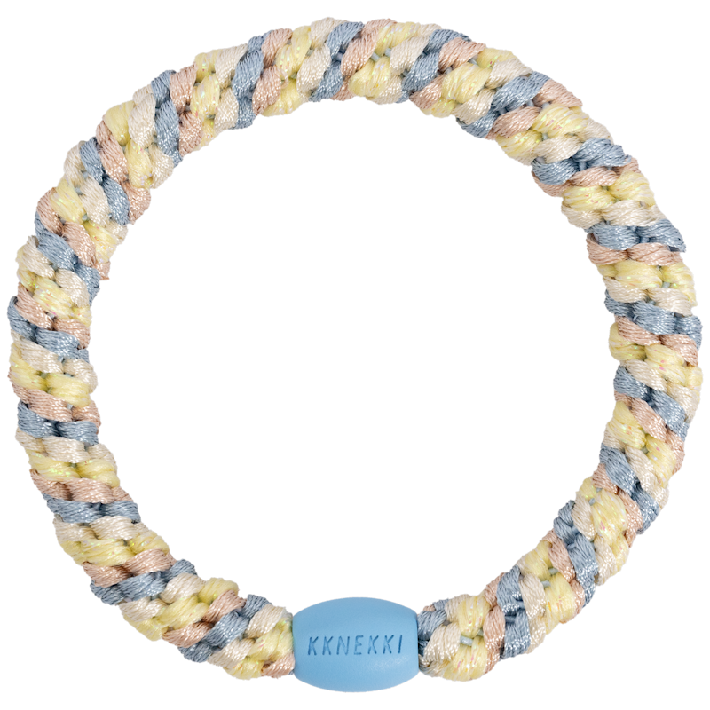 KKNEKKI Mix Seablue Yellow Glitter - Élastiques