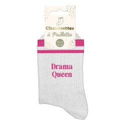 chaussette paillette drama queen