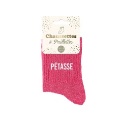 chaussette paillette pétasse