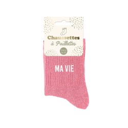 chaussette paillette ma vie