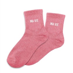 Chaussettes à paillettes ma vie