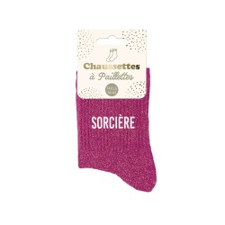 chaussette paillette sorciere