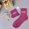Chaussettes à paillettes sorciere
