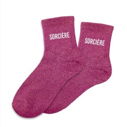 Chaussettes à paillettes sorciere