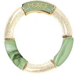 Bracelet paillettes vert femme – Dstock