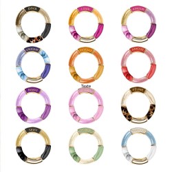 Bracelet paillettes multicolore femme – Dstock