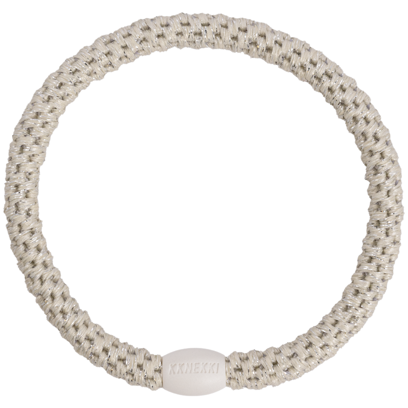 KKNEKKI Slim ivory glitter