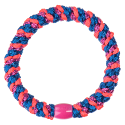 Élastiques KKNEKKI bleu électrique rose pailleté | dstock