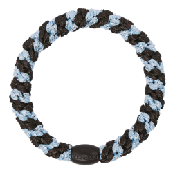 KKNEKKI Brown seablue glitter Stripe