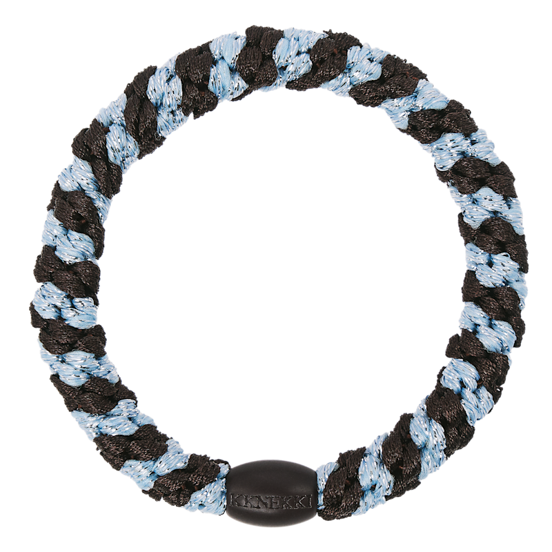 KKNEKKI Brown seablue glitter Stripe