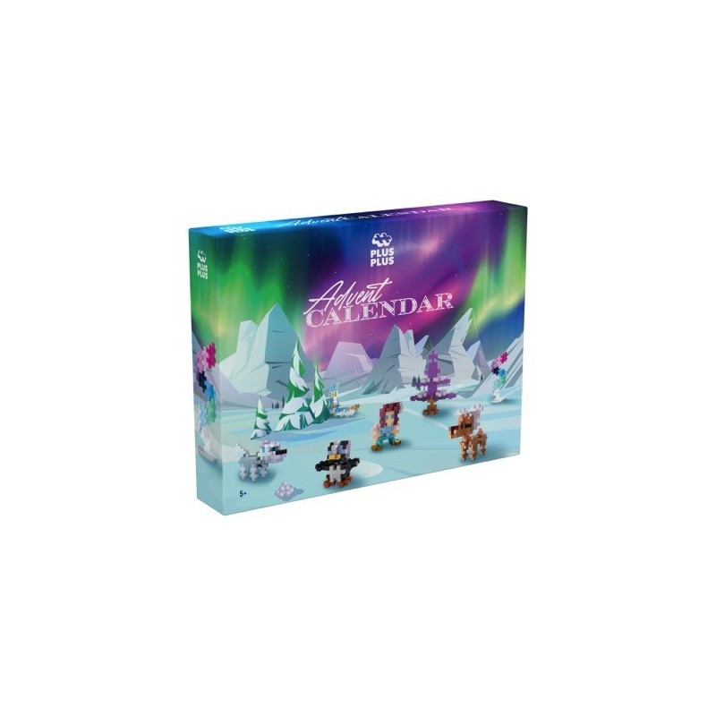 Plus-Plus Calendrier de l'Avent - 600 pièces, 24 surprises | dstock