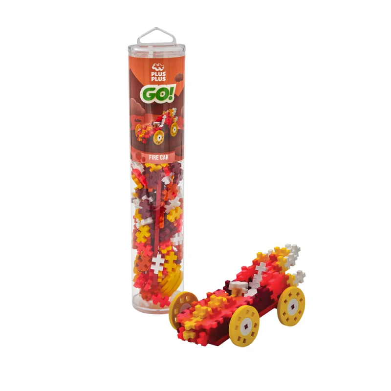 Plus-Plus GO! Fire Car