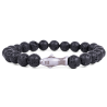 Bracelet Fahlo Requin Pierre de lave | dstock
