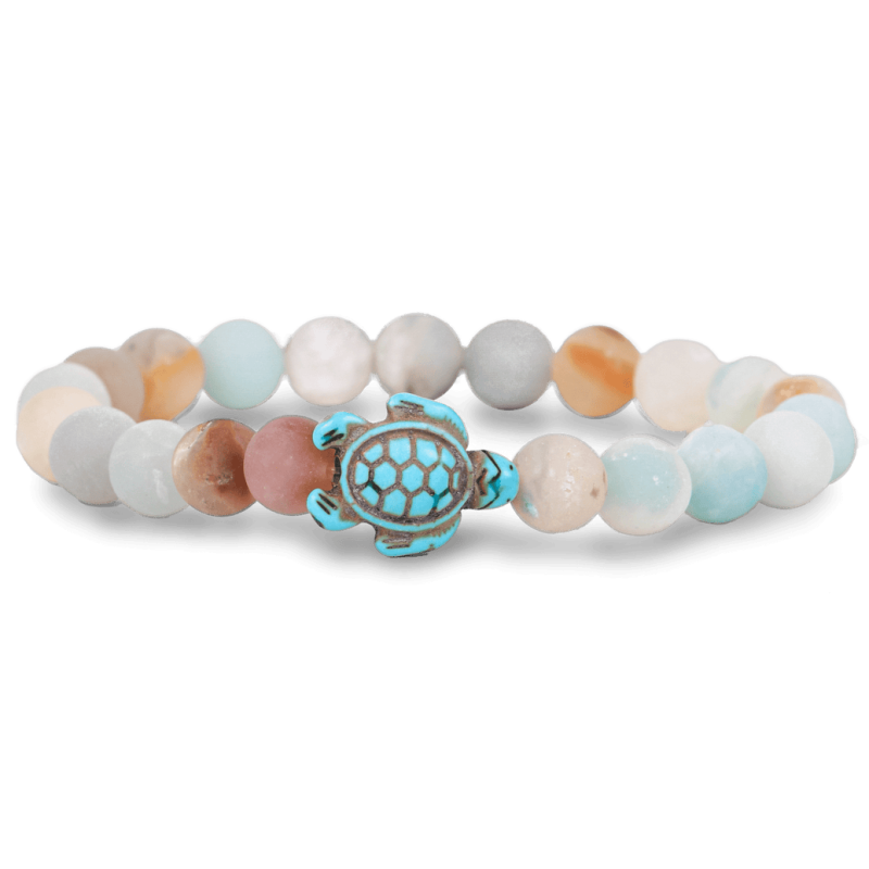 Bracelet Fahlo Tortue marine Pierre ciel | dstock