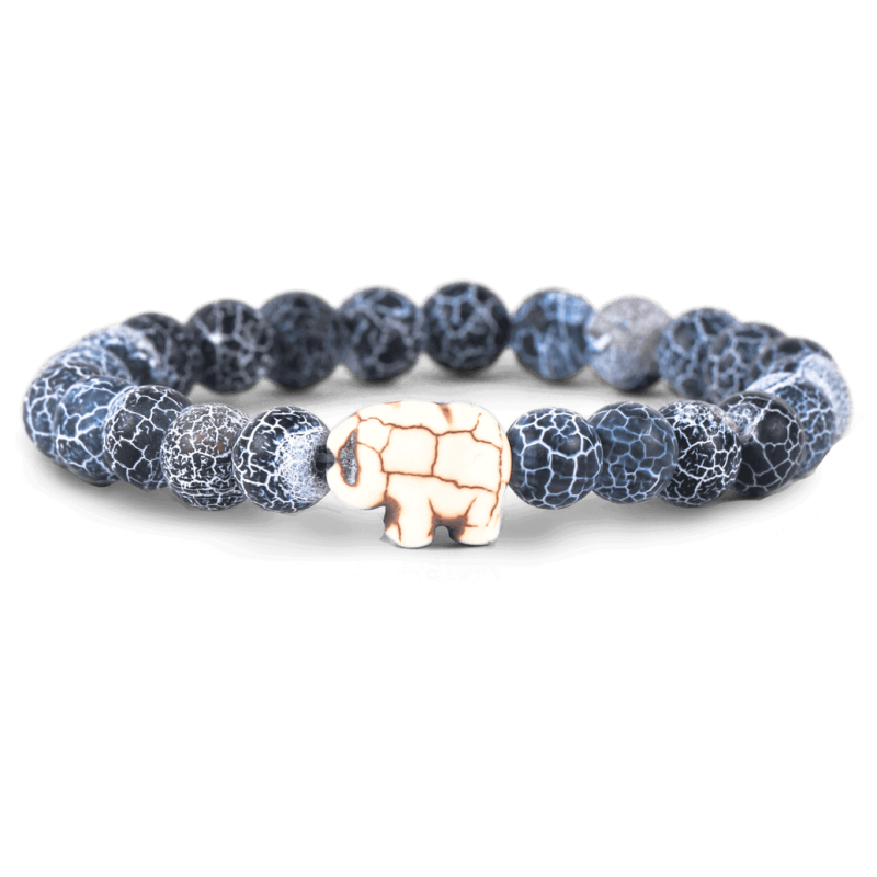 Bracelet Fahlo Éléphant Bleu rivière | dstock