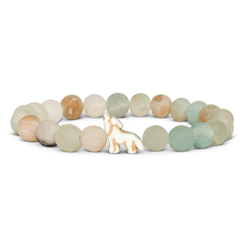 Bracelet Fahlo Loup Pierre ciel | dstock
