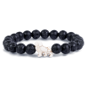 Bracelet Fahlo Lion Pierre de lave | dstock