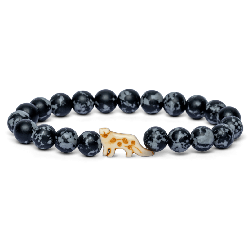 Bracelet Fahlo Panthère des neiges Pierre Papillon | dstock
