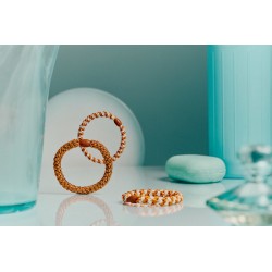 Élastique cheveux KKNEKKI Burned terracotta glitter